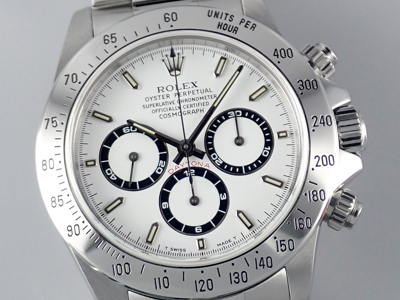 Rolex Daytona El Primero White Dial U-Serial Number &lt;Box&gt;