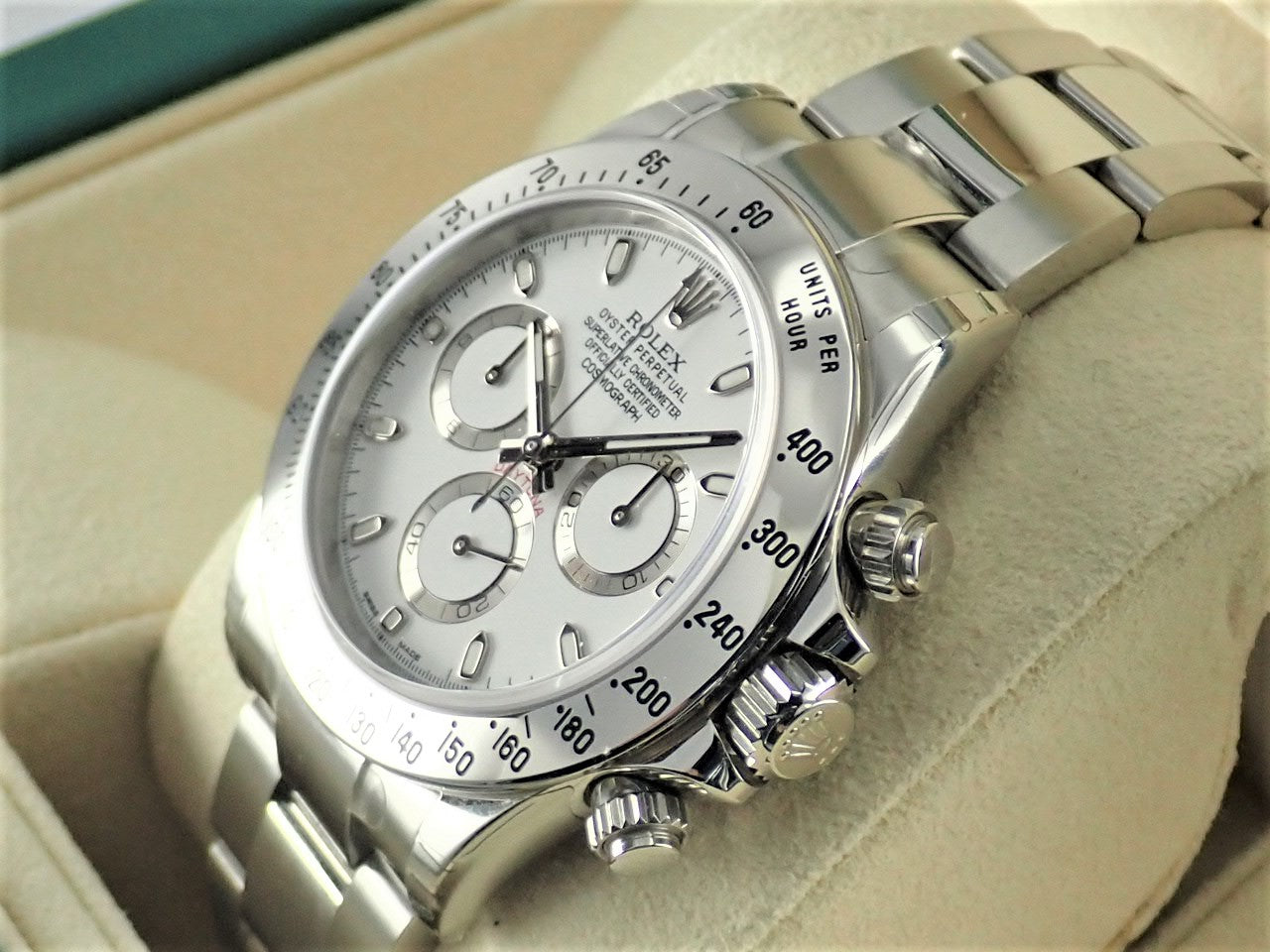 Rolex Daytona Mirrored Buckle White Dial Random Number [Unused] &lt;Warranty, Box, Other&gt;