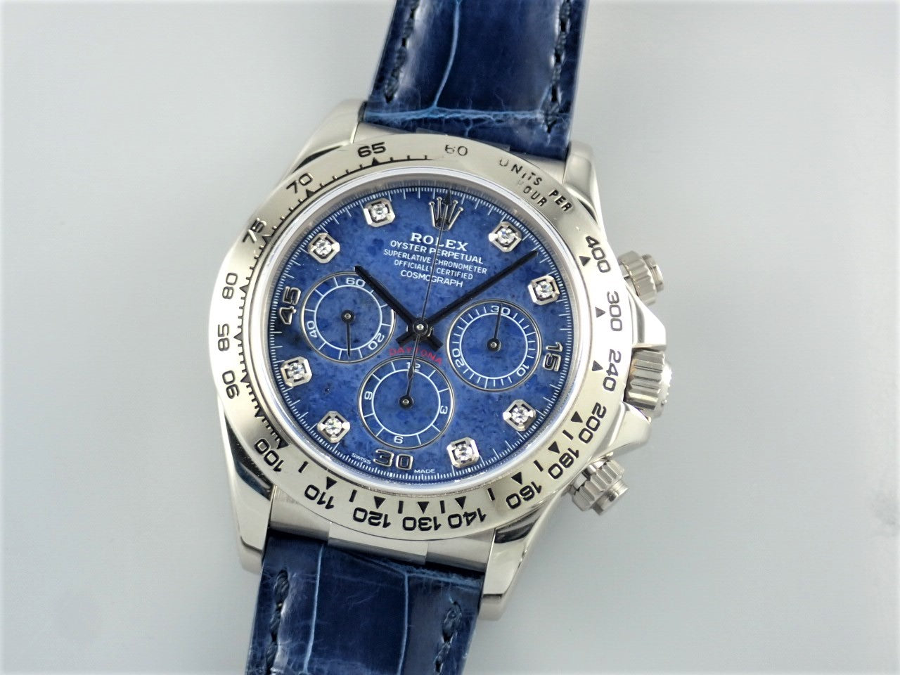 Rolex Daytona Sodalite 8P Diamond U-serial &lt;Warranty, Box, etc.&gt;