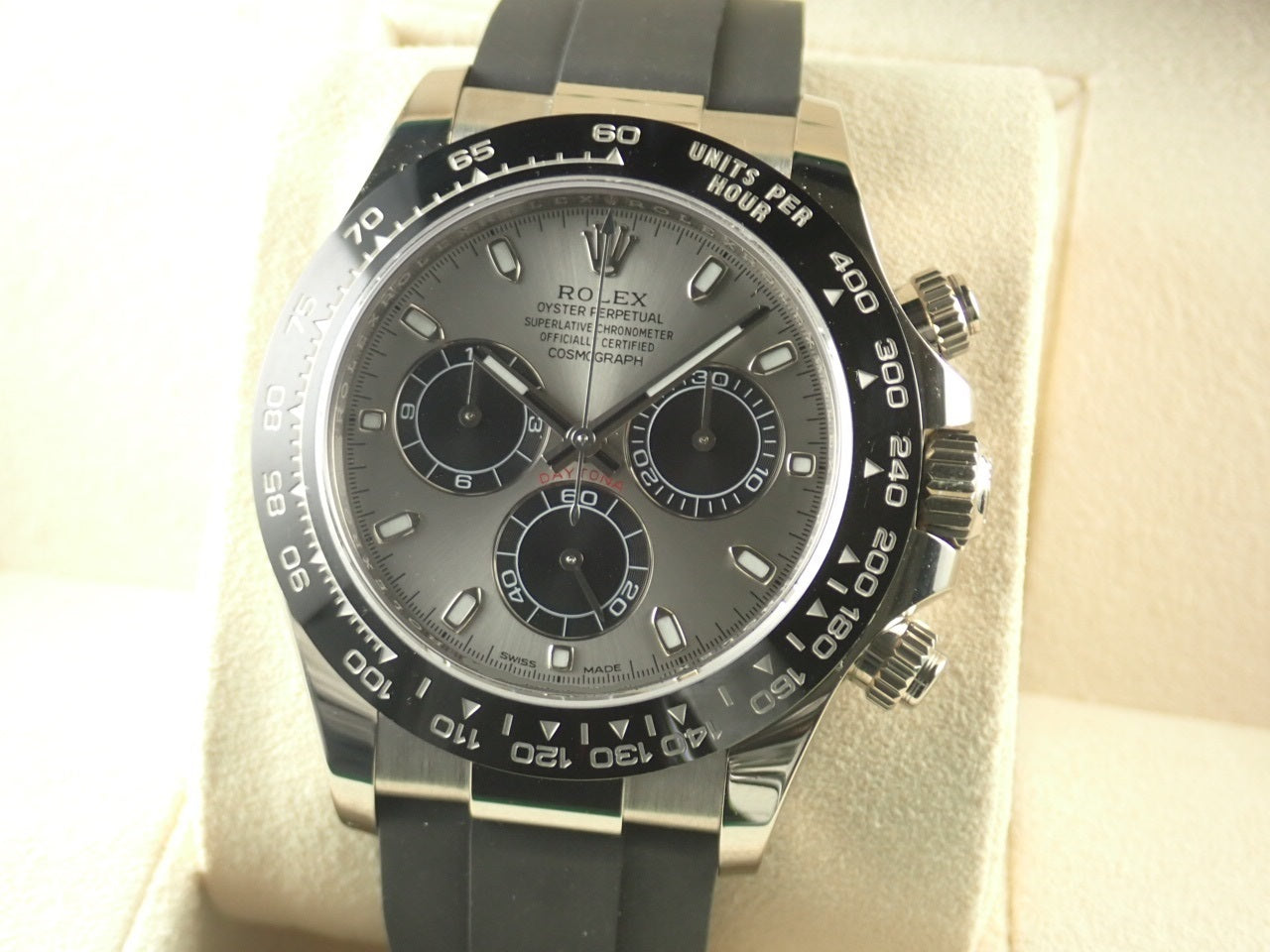 Rolex Daytona Steel &amp; Black Dial 18KWG &lt;Warranty, Box, etc.&gt;