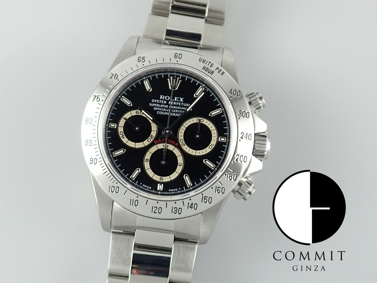 Rolex Daytona El Primero Black Dial W Serial Number &lt;International Service Warranty Card and Box&gt;