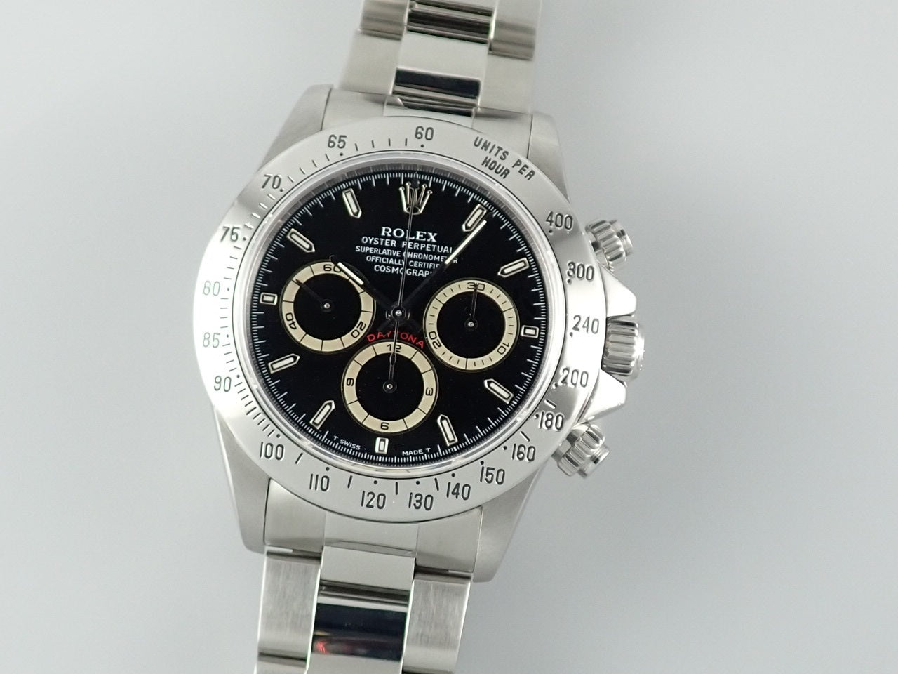 Rolex Daytona El Primero Black Dial W Serial Number &lt;International Service Warranty Card and Box&gt;