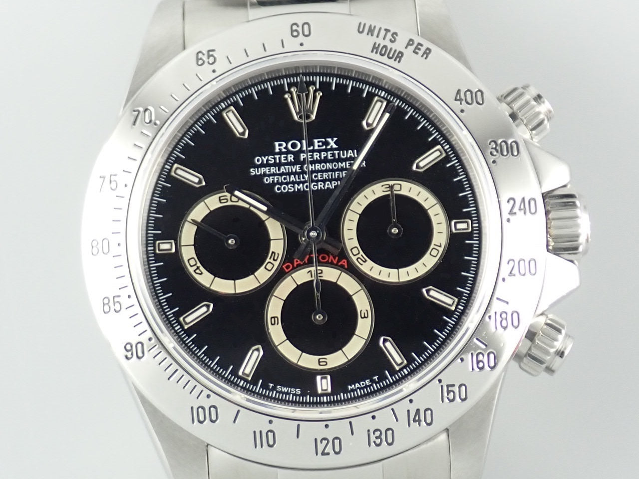 Rolex Daytona El Primero Black Dial W Serial Number &lt;International Service Warranty Card and Box&gt;