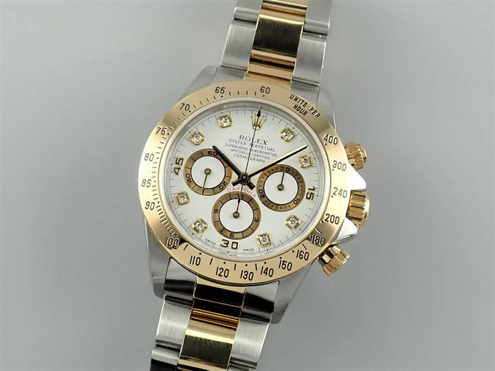 ロレックス デイトナ Ref.16523G ホワイト文字盤 中古 daytona-643