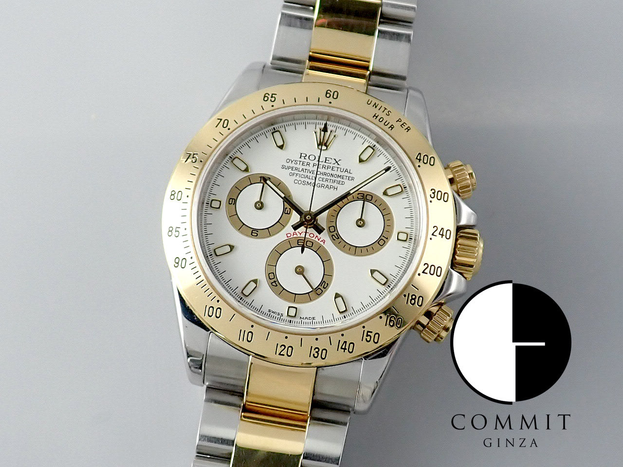 Rolex Daytona combination model, white dial &lt;Warranty, box, etc.&gt;