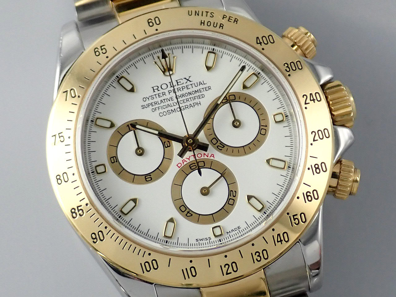 Rolex Daytona combination model, white dial &lt;Warranty, box, etc.&gt;