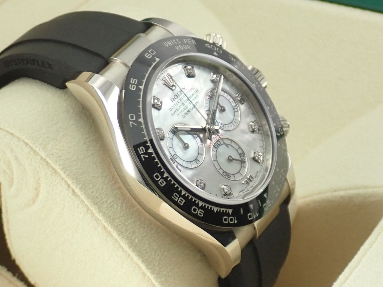 Rolex Daytona 8P Diamond White Shell Dial 18KWG &lt;Warranty, Box, etc.&gt;