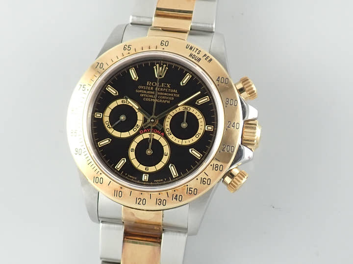 ロレックス デイトナ Ref.16523 ブラック文字盤 中古 daytona-650