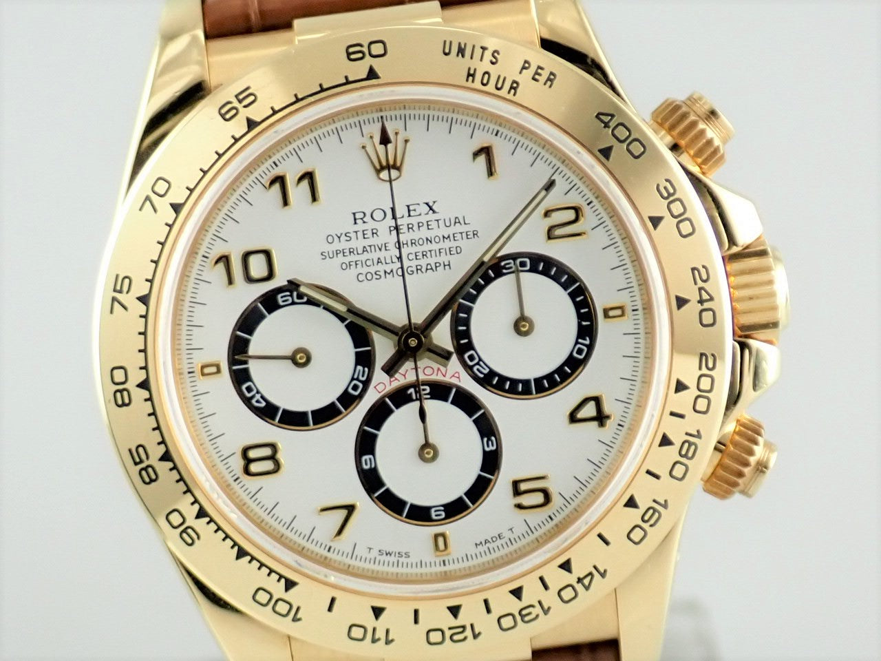 Rolex Daytona El Primero White Dial 18KYG &lt;Warranty, Box, etc.&gt;