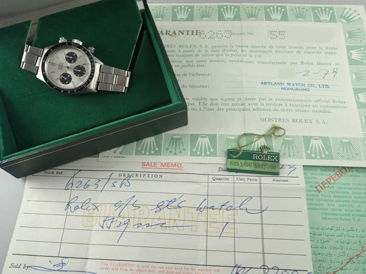 ロレックス デイトナ Ref.6263 シルバー文字盤 中古 daytona-660
