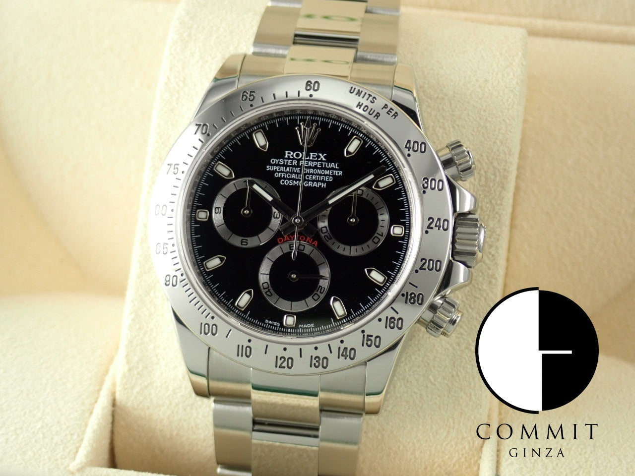 Rolex Daytona Black Dial Random Number Mirrored Buckle &lt;Warranty, Box, etc.&gt;