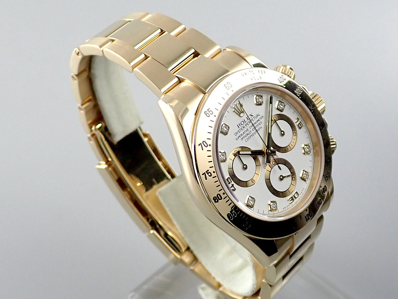 Rolex Daytona White Dial 8P Diamond Random Number &lt;Warranty, Box, Other&gt;