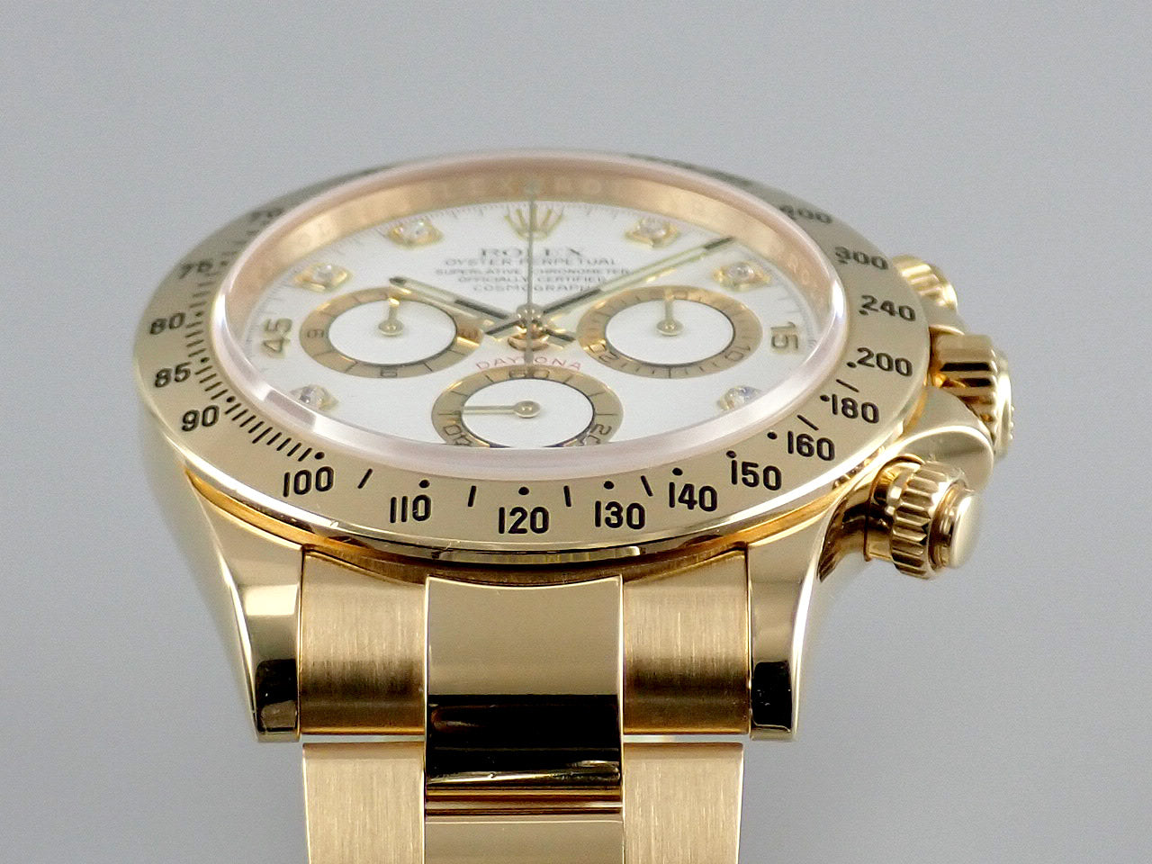 Rolex Daytona White Dial 8P Diamond Random Number &lt;Warranty, Box, Other&gt;