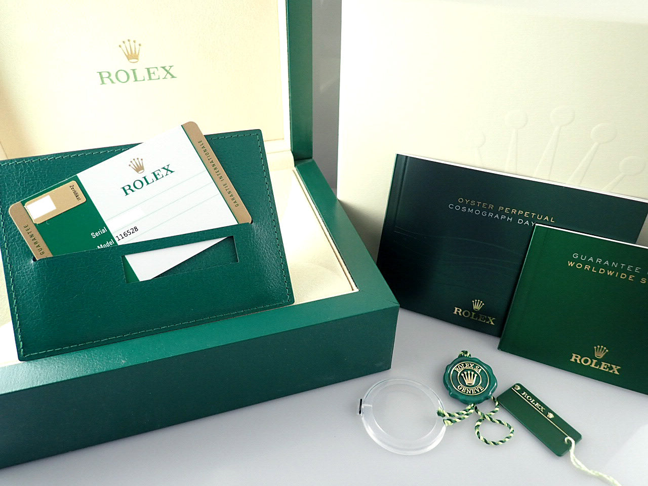 Rolex Daytona White Dial 8P Diamond Random Number &lt;Warranty, Box, Other&gt;