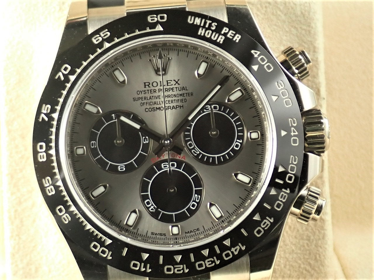 Rolex Daytona Steel &amp; Black Dial &lt;Warranty, Box, etc.&gt;