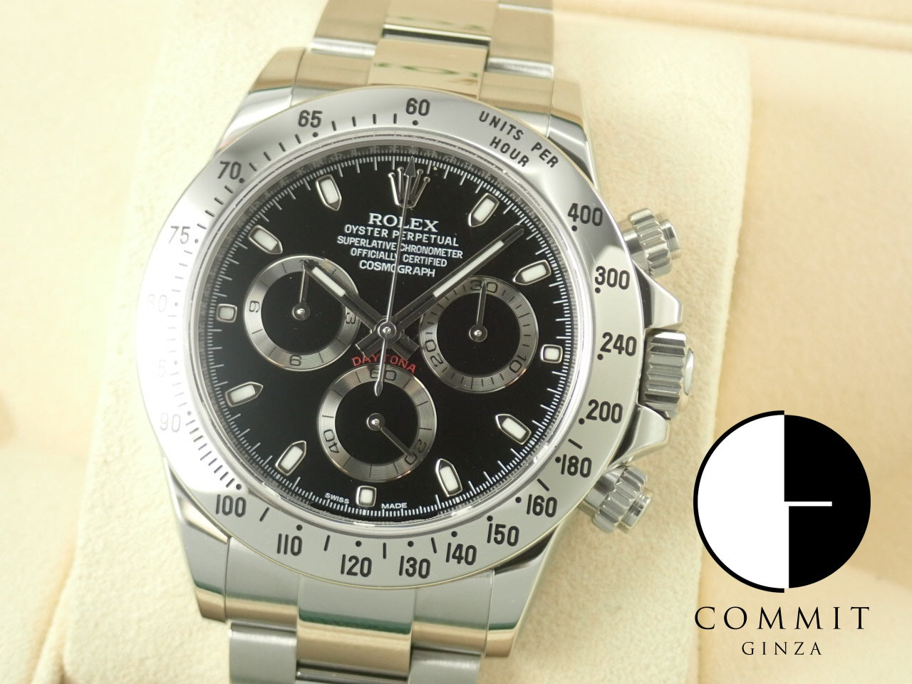 Rolex Daytona Black Dial Mirror Buckle APH Dial &lt;Warranty, Box, etc.&gt;