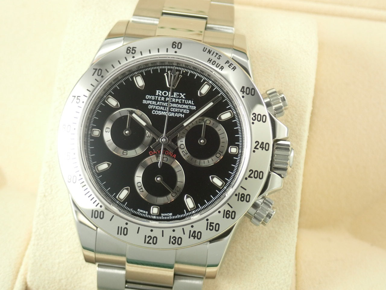 Rolex Daytona Black Dial Mirror Buckle APH Dial &lt;Warranty, Box, etc.&gt;