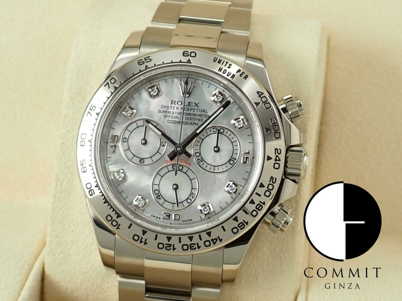 Rolex Daytona Shell Dial 8P Diamonds &lt;Warranty, Box, etc.&gt;