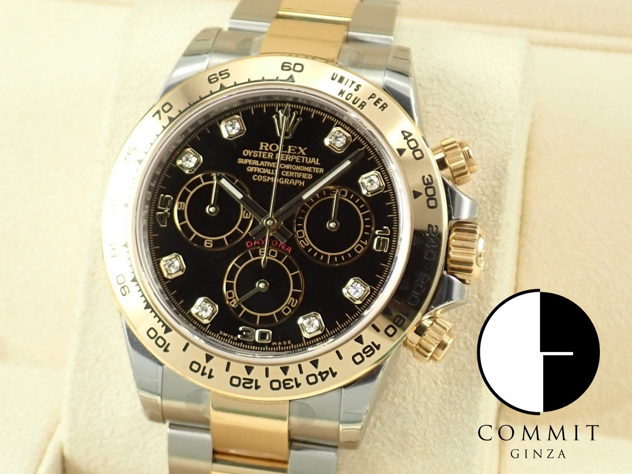 Rolex Daytona Black Dial 8P Diamonds &lt;Warranty, Box, etc.&gt;