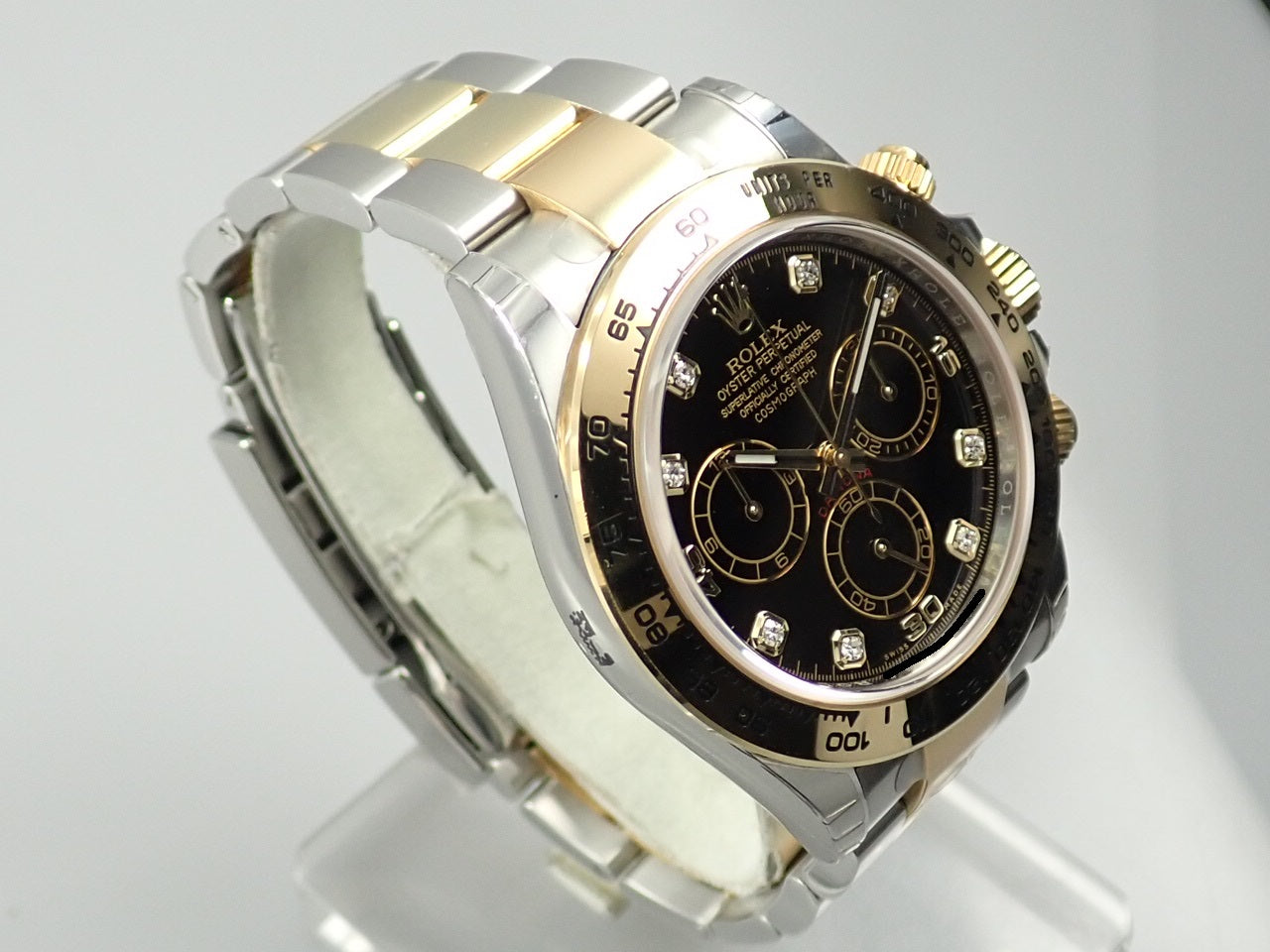 Rolex Daytona Black Dial 8P Diamonds &lt;Warranty, Box, etc.&gt;