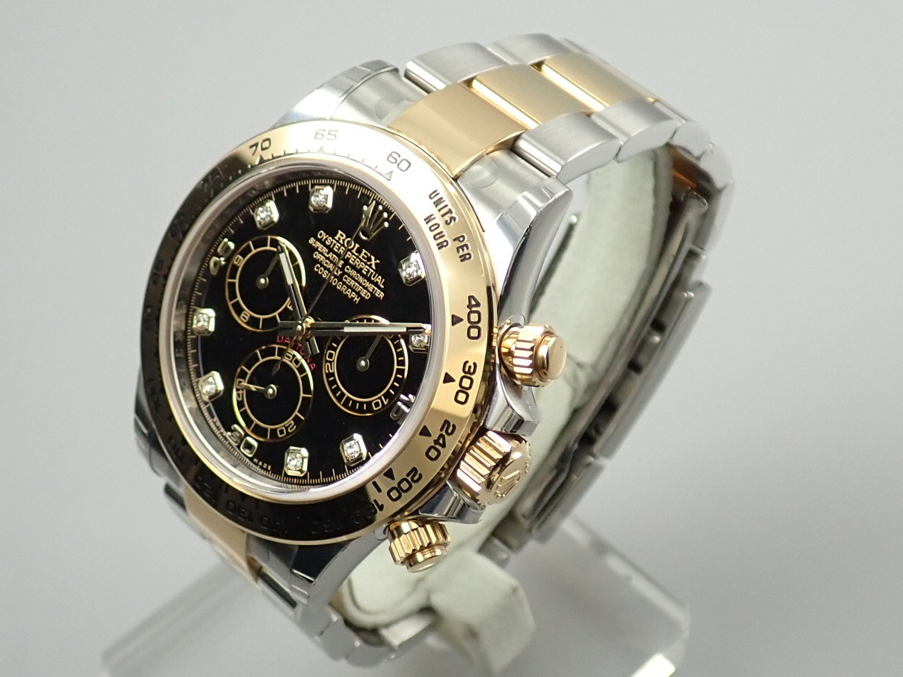 Rolex Daytona Black Dial 8P Diamonds &lt;Warranty, Box, etc.&gt;