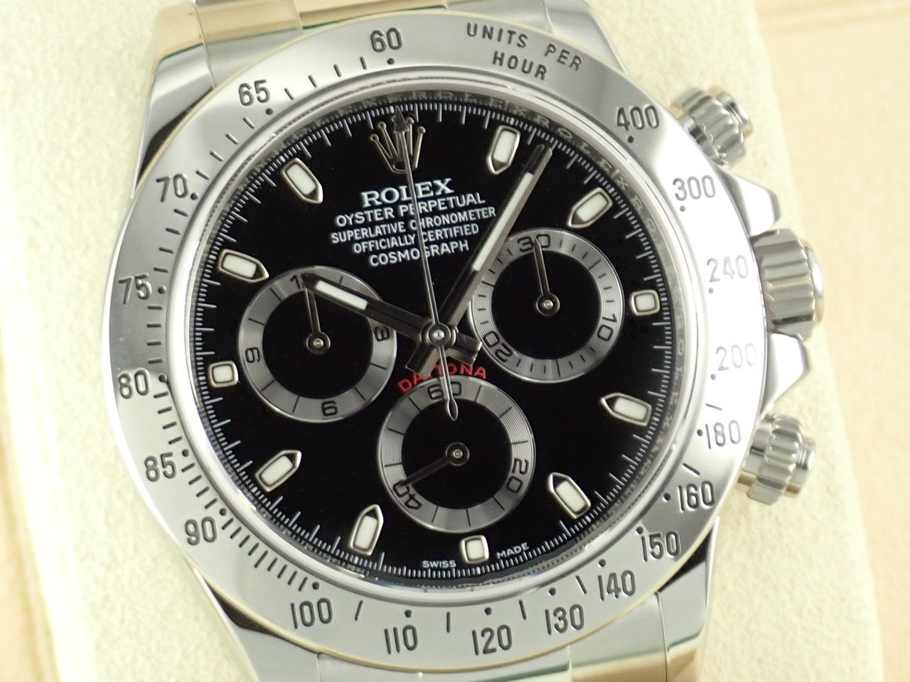 Rolex Daytona Black Dial Random Number Mirror Buckle [Good Condition] &lt;Warranty, Box, etc.&gt;