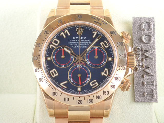 Rolex Daytona Ref.116528 Navy Arabic Dial Unused daytona-70