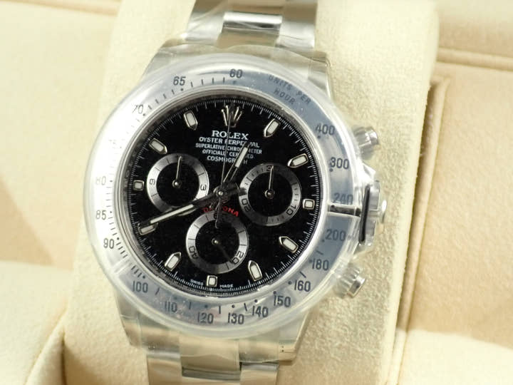 ロレックス デイトナ Ref.116520 ブラック文字盤 未使用 daytona-700