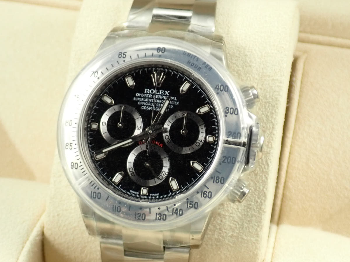 ロレックス デイトナ Ref.116520 ブラック文字盤 未使用 daytona-700