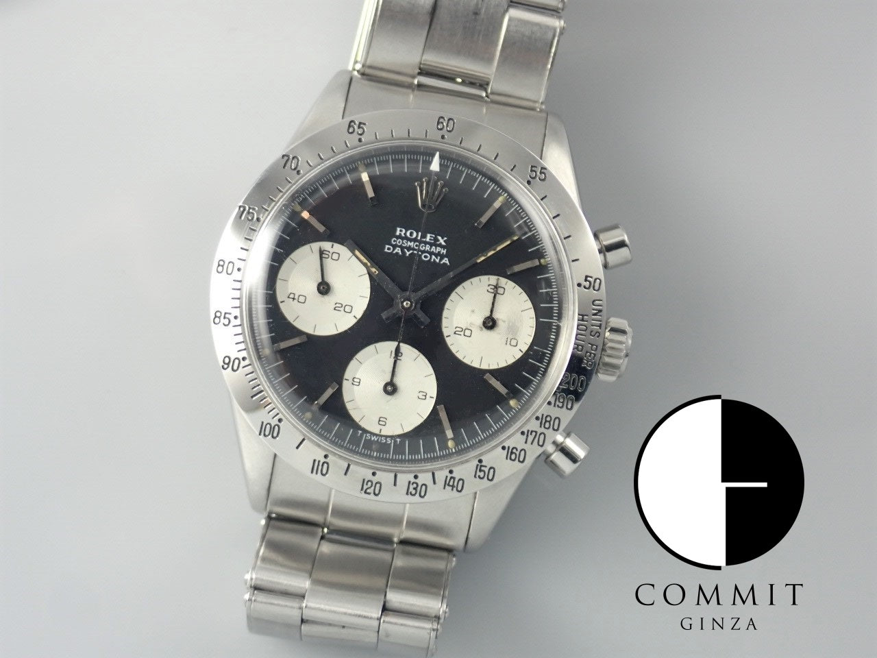 Rolex Daytona Big Logo Black x Silver Dial &lt;Box&gt;