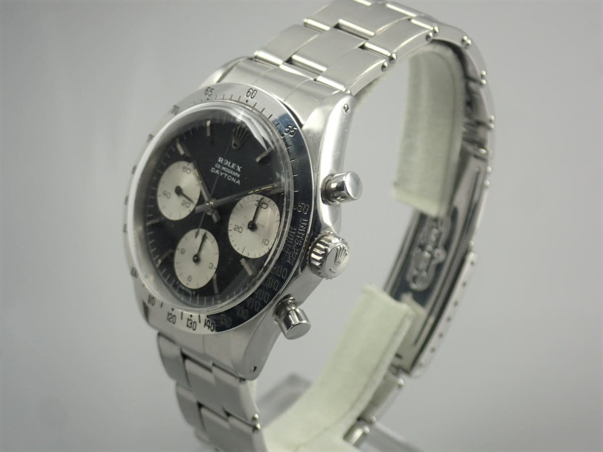 ロレックス デイトナ Ref.6239 ブラック×シルバー文字盤 中古 daytona-707