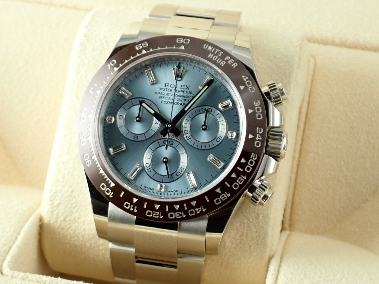 Rolex Daytona Ice Blue Dial 10P Diamonds [Unused] &lt;New Warranty Card, Box, etc.&gt;