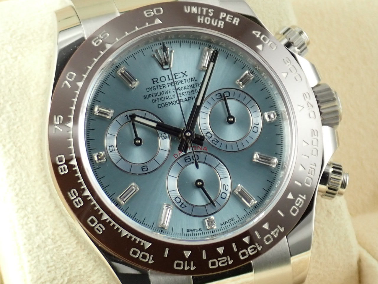 Rolex Daytona Ice Blue Dial 10P Diamonds [Unused] &lt;New Warranty Card, Box, etc.&gt;