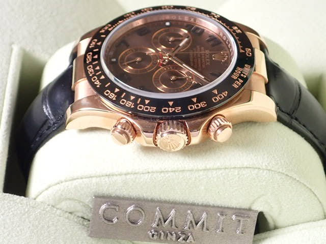 Rolex Daytona Ref.116515LN Chocolate Arabic Dial Used daytona-73