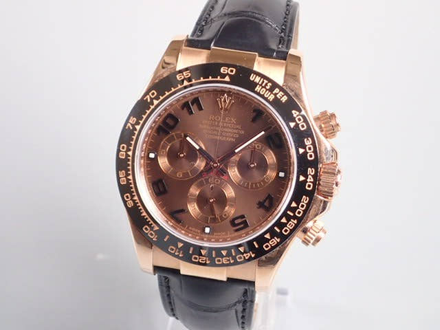 Rolex Daytona Ref.116515LN Chocolate Arabic Dial Used daytona-73