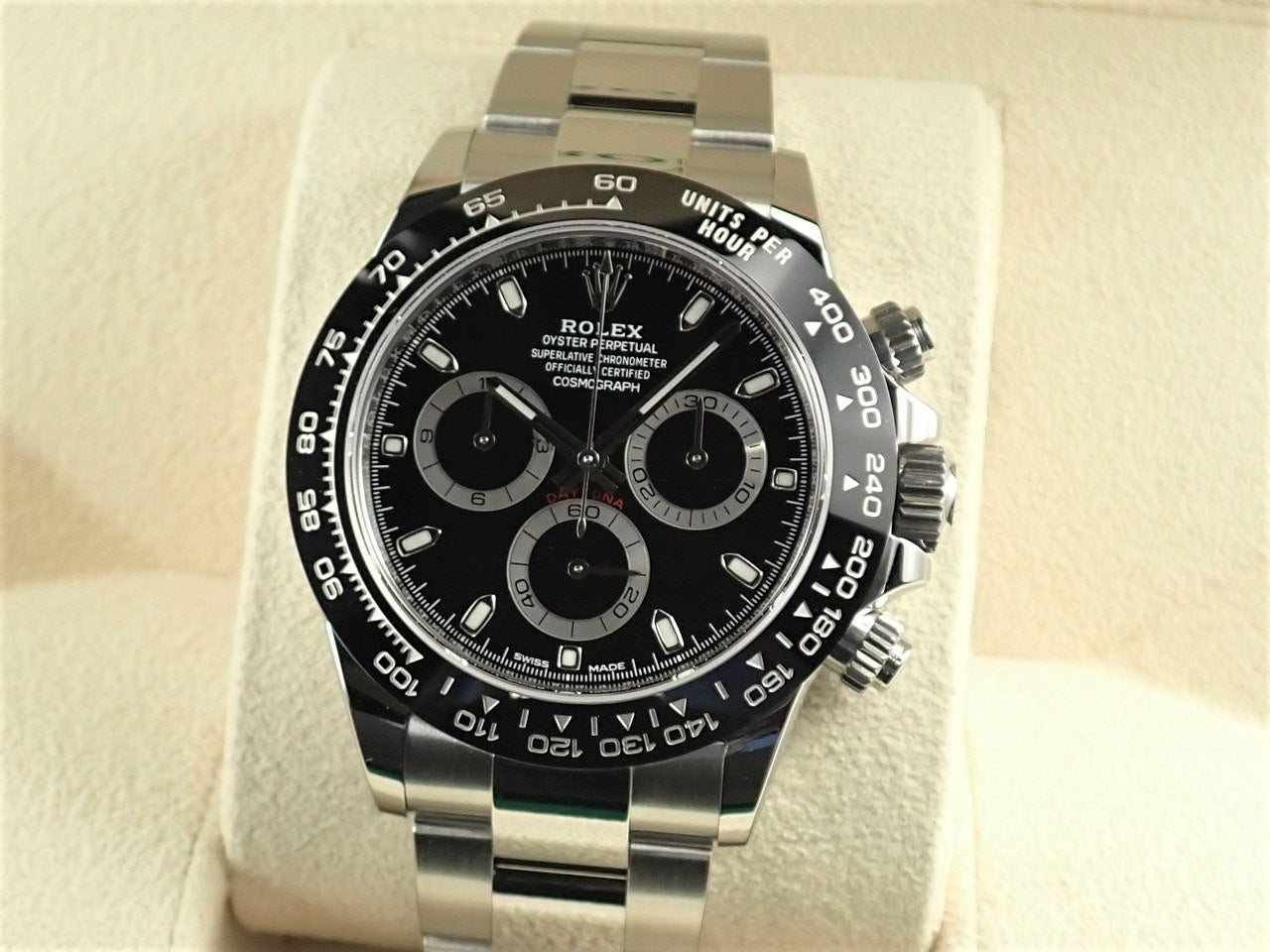 Rolex Daytona Black Dial &lt;&lt;New warranty, box, etc.&gt;&gt;