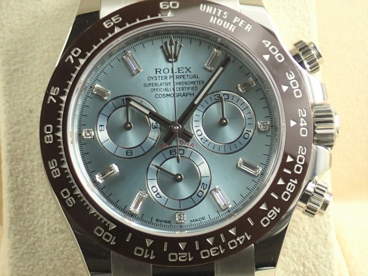 Rolex Daytona Ice Blue Dial 10P Diamonds [Excellent Condition] &lt;Warranty, Box, etc.&gt;