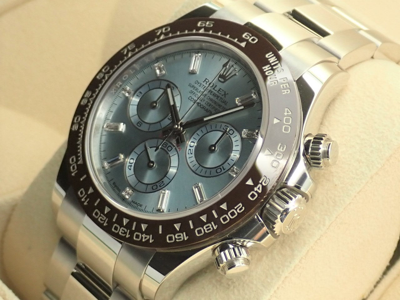 Rolex Daytona Ice Blue Dial 10P Diamonds [Excellent Condition] &lt;Warranty, Box, etc.&gt;