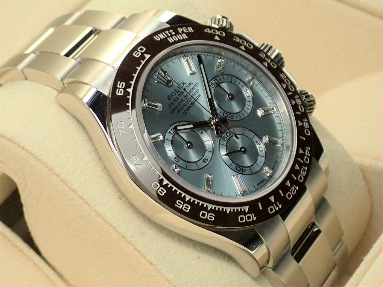 Rolex Daytona Ice Blue Dial 10P Diamonds [Excellent Condition] &lt;Warranty, Box, etc.&gt;