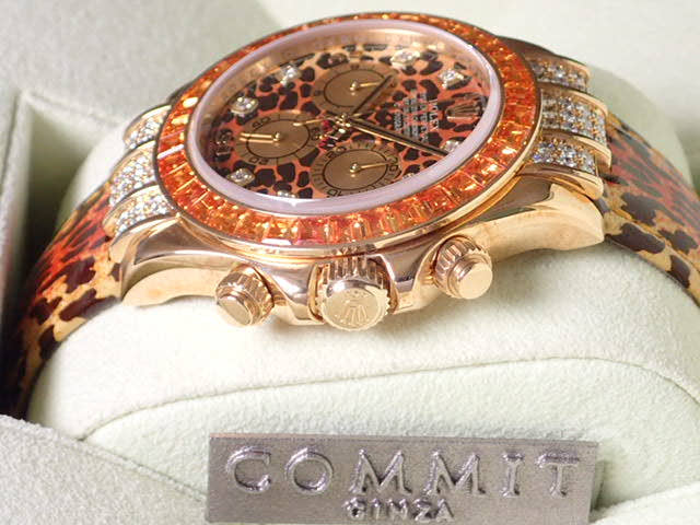 ロレックス デイトナ Ref.116598SACO レパード文字盤 中古 daytona-72