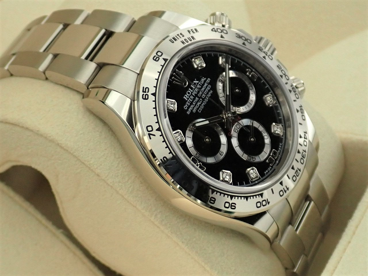 Rolex Daytona Black Dial 8P Diamond [Excellent Condition] &lt;Warranty, Box, etc.&gt;