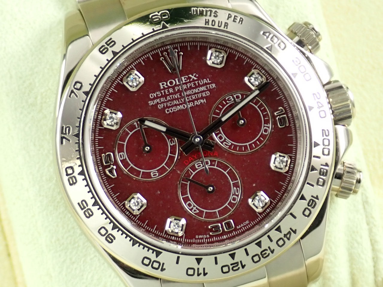 Rolex Daytona Rubellite Dial 8P Diamonds &lt;Warranty, Box, etc.&gt;