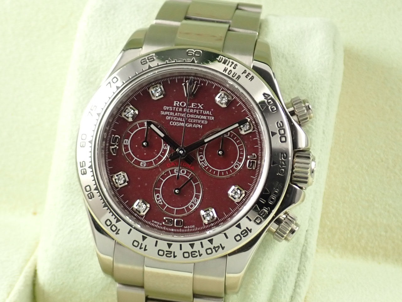 Rolex Daytona Rubellite Dial 8P Diamonds &lt;Warranty, Box, etc.&gt;