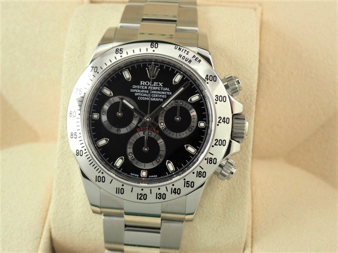 Rolex Daytona Black Dial Random Number Mirror Buckle [Good Condition] &lt;Warranty, Box, etc.&gt;