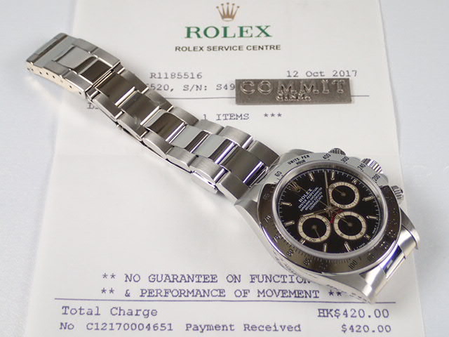 Rolex Daytona El Primero Black Dial S Serial Ref.16520