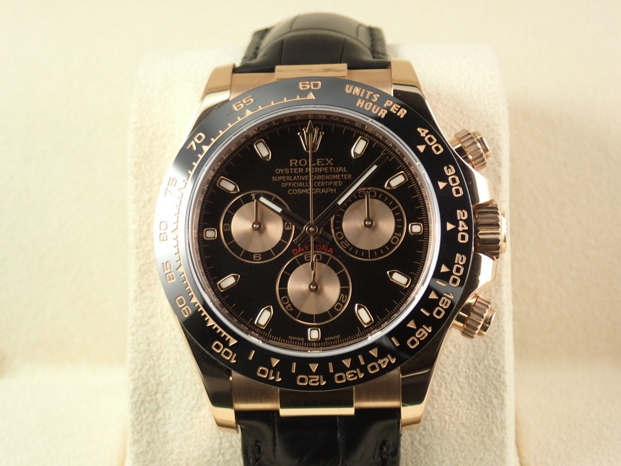 Rolex Daytona Pink x Black Dial &lt;Warranty, Box, etc.&gt;