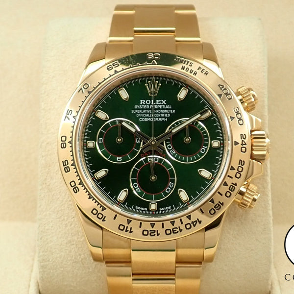 Authentic Rolex Green Tag Hang Tag Chronometer Certified For