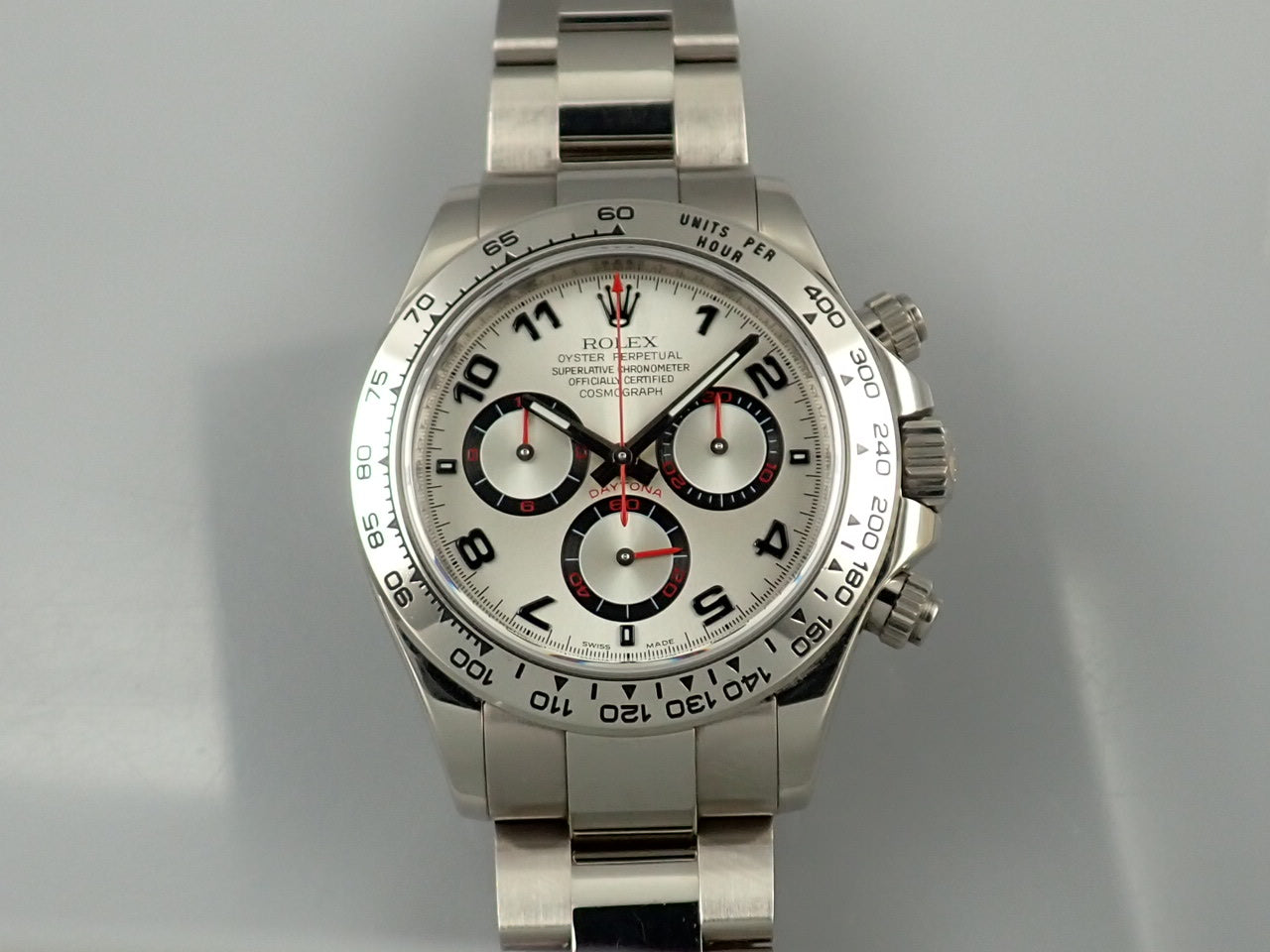 Rolex Daytona Silver Arabic Dial &lt;Warranty, Box, etc.&gt;