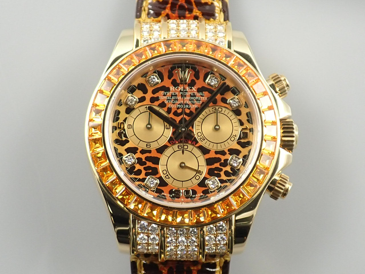 Rolex Daytona Leopard &lt;International Service Warranty and Others&gt;