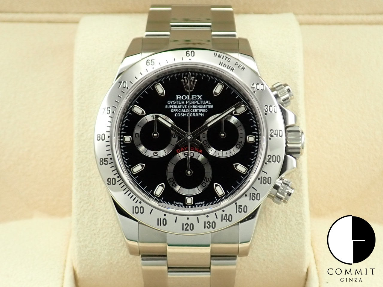 Rolex Daytona Black Dial Random Number Mirrored Buckle &lt;Warranty, Box, etc.&gt;